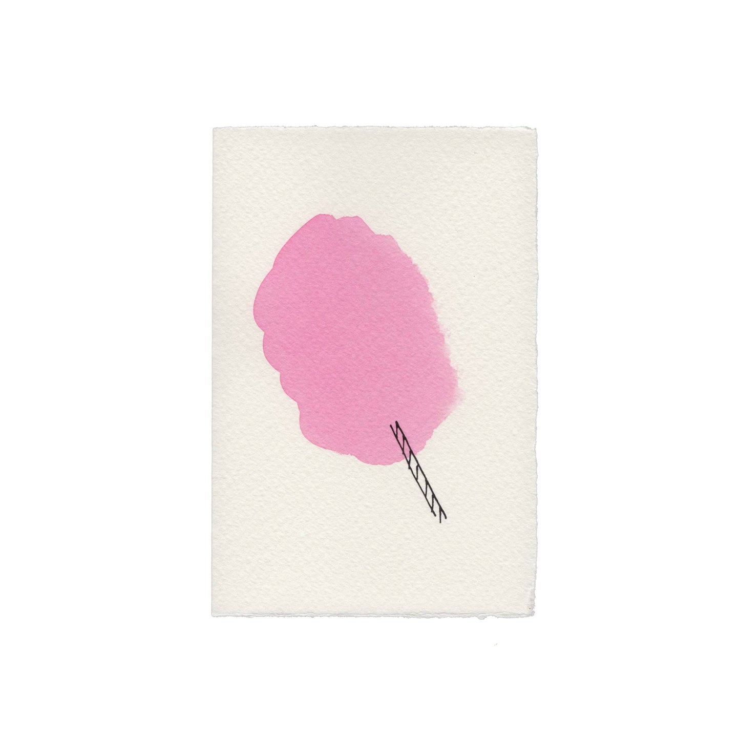 Scribble & Daub Candy Floss Card