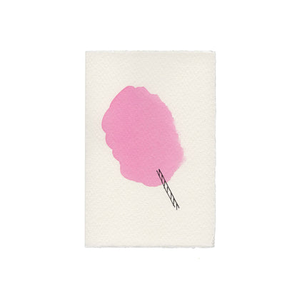Scribble & Daub Candy Floss Card
