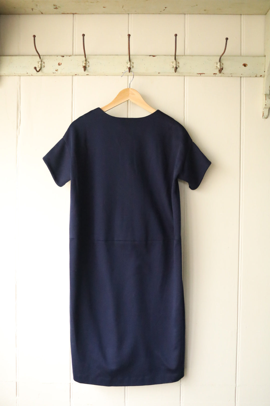 Jill sander oversized dress navy