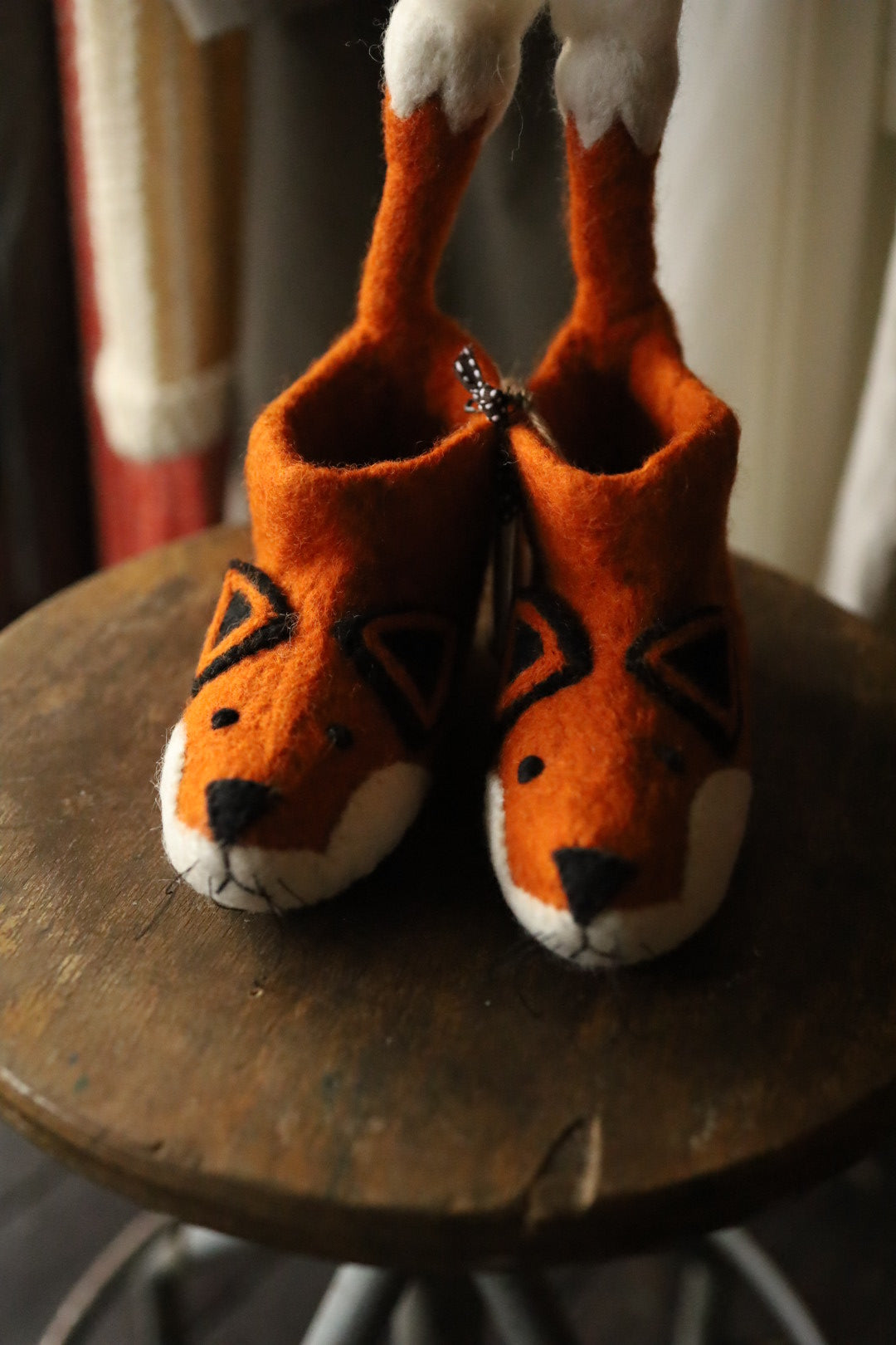 Felted Fox Children's Slippers