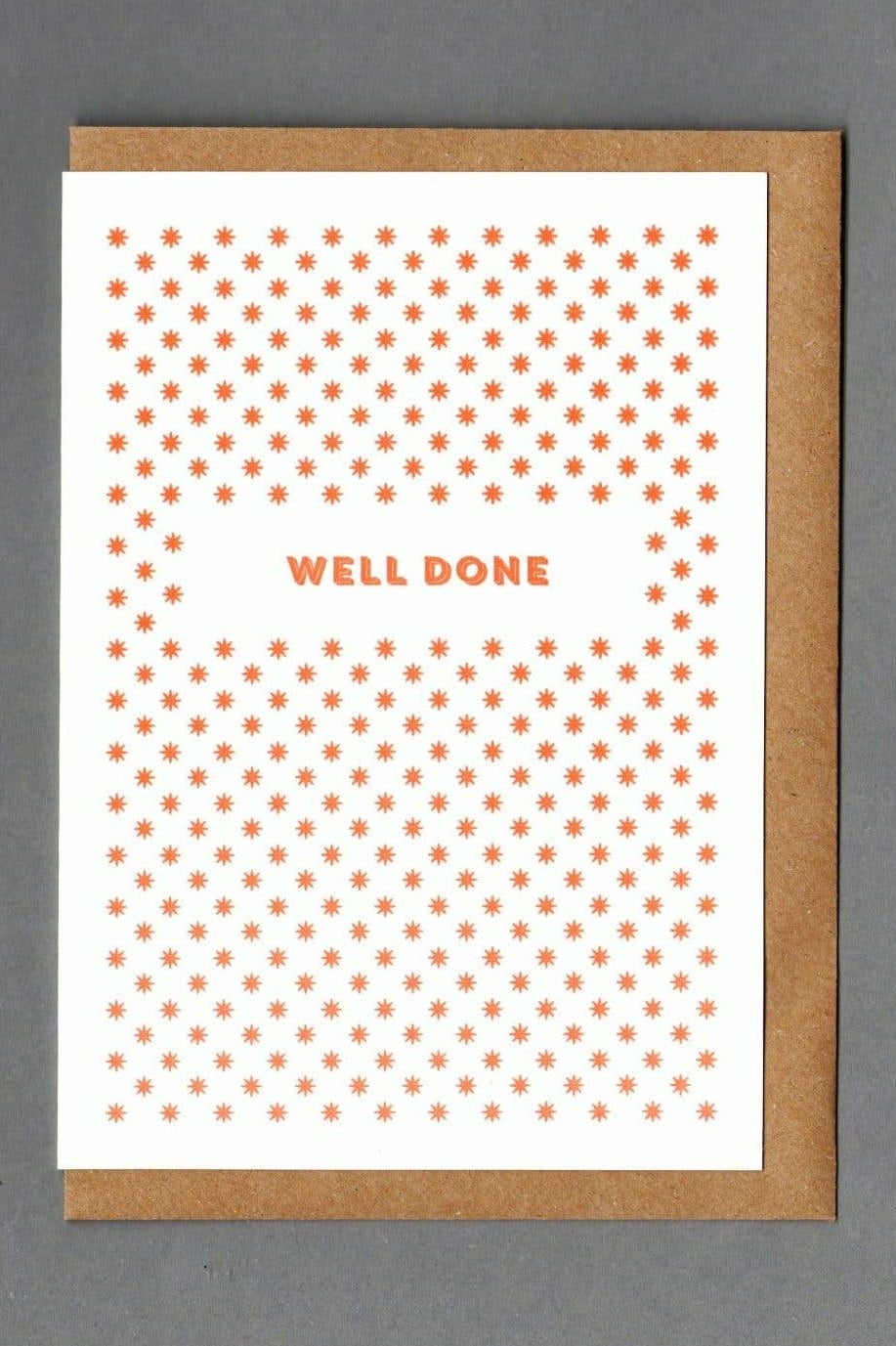 Well Done Letterpress Greeting Card