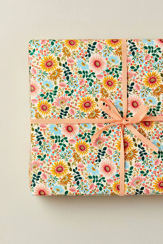 Bright Flowers Gift Wrap