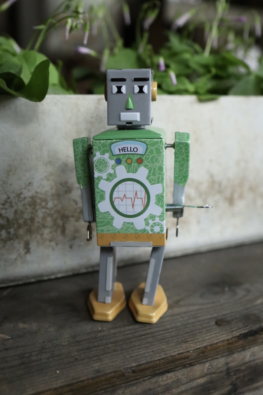 Eco Bot - Retro Robot Tin Toy Mr&Ms Tin