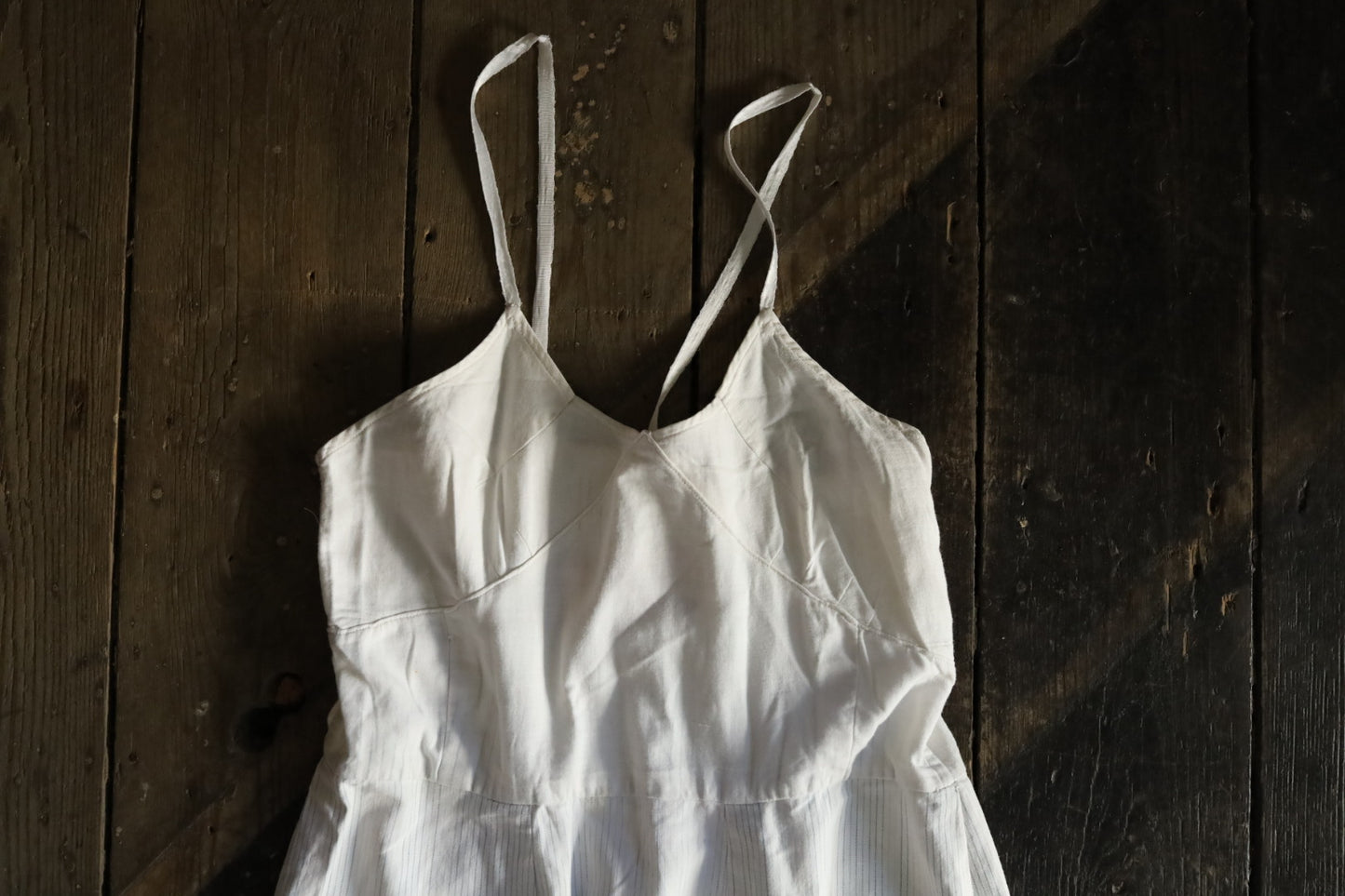 Home Sewn Antique Cotton Slip Dress