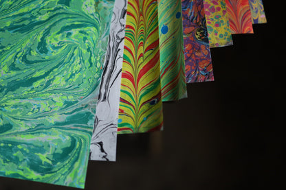 Marbled Christmas Crackers with Daunton Marbling Studio