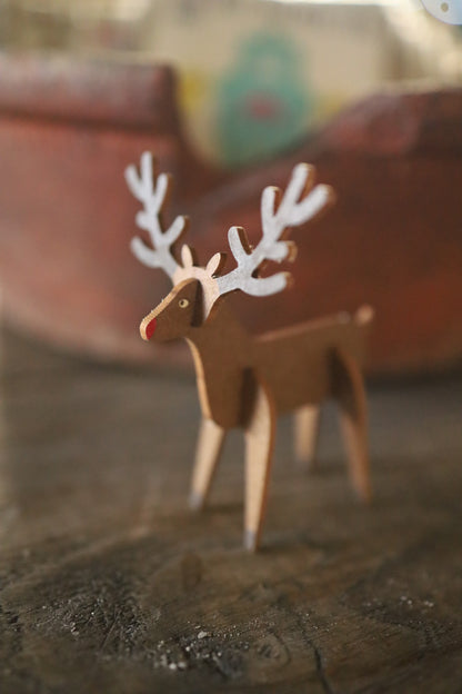 Pop Out Rudolph Christmas Card