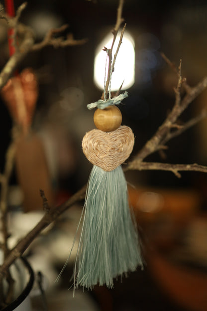 Handwoven Angel Tree Decoration