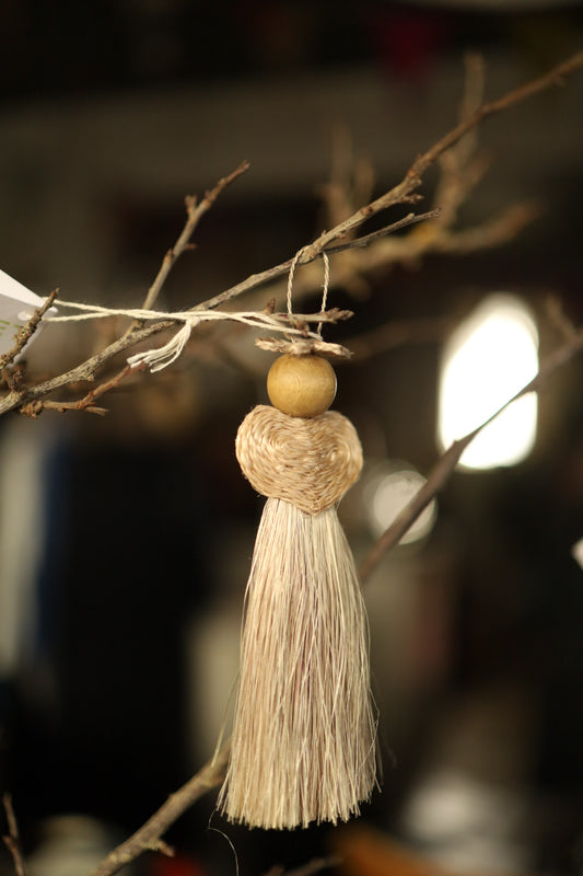 Handwoven Angel Tree Decoration