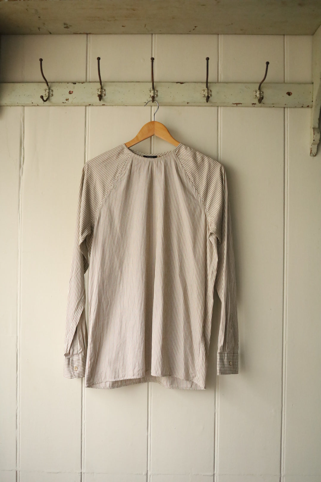 Gieves Collarless Smock Shirt