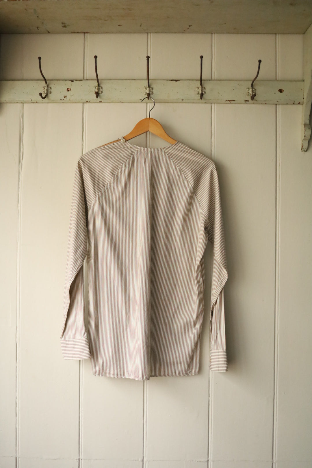 Gieves Collarless Smock Shirt