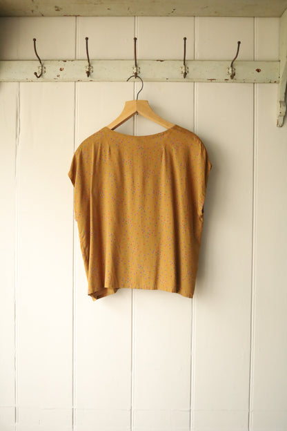 Asymmetric Button Shell Top