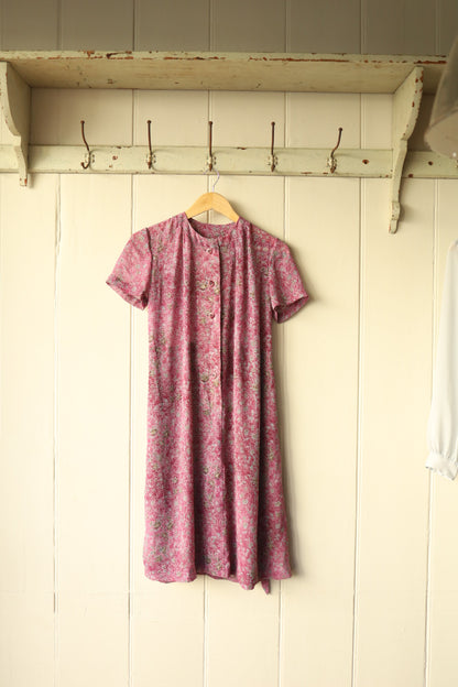 Ditsy Print Flower Smock Dress