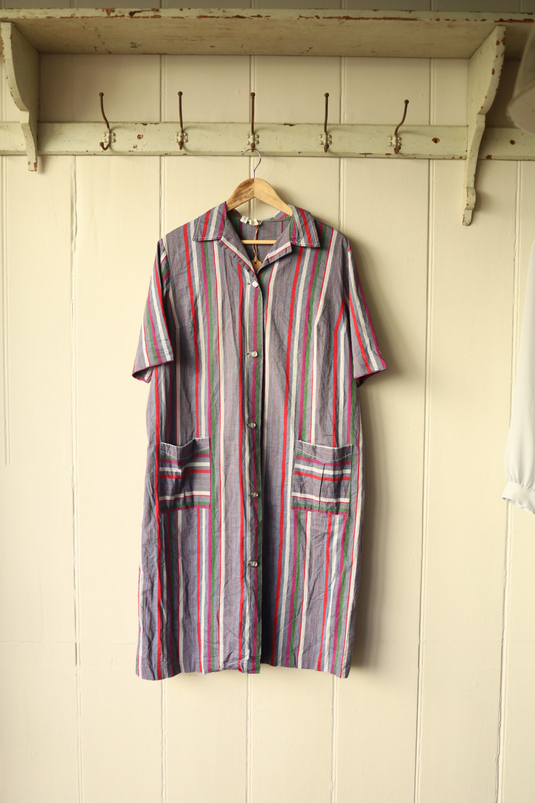 Striped chore dress