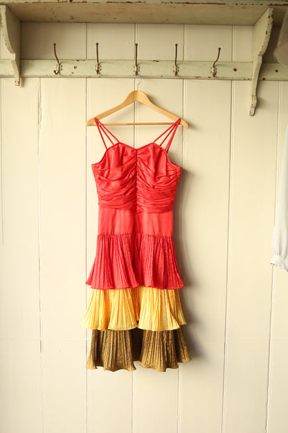 Strappy Ra Ra Dress