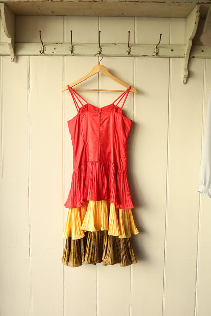 Strappy Ra Ra Dress