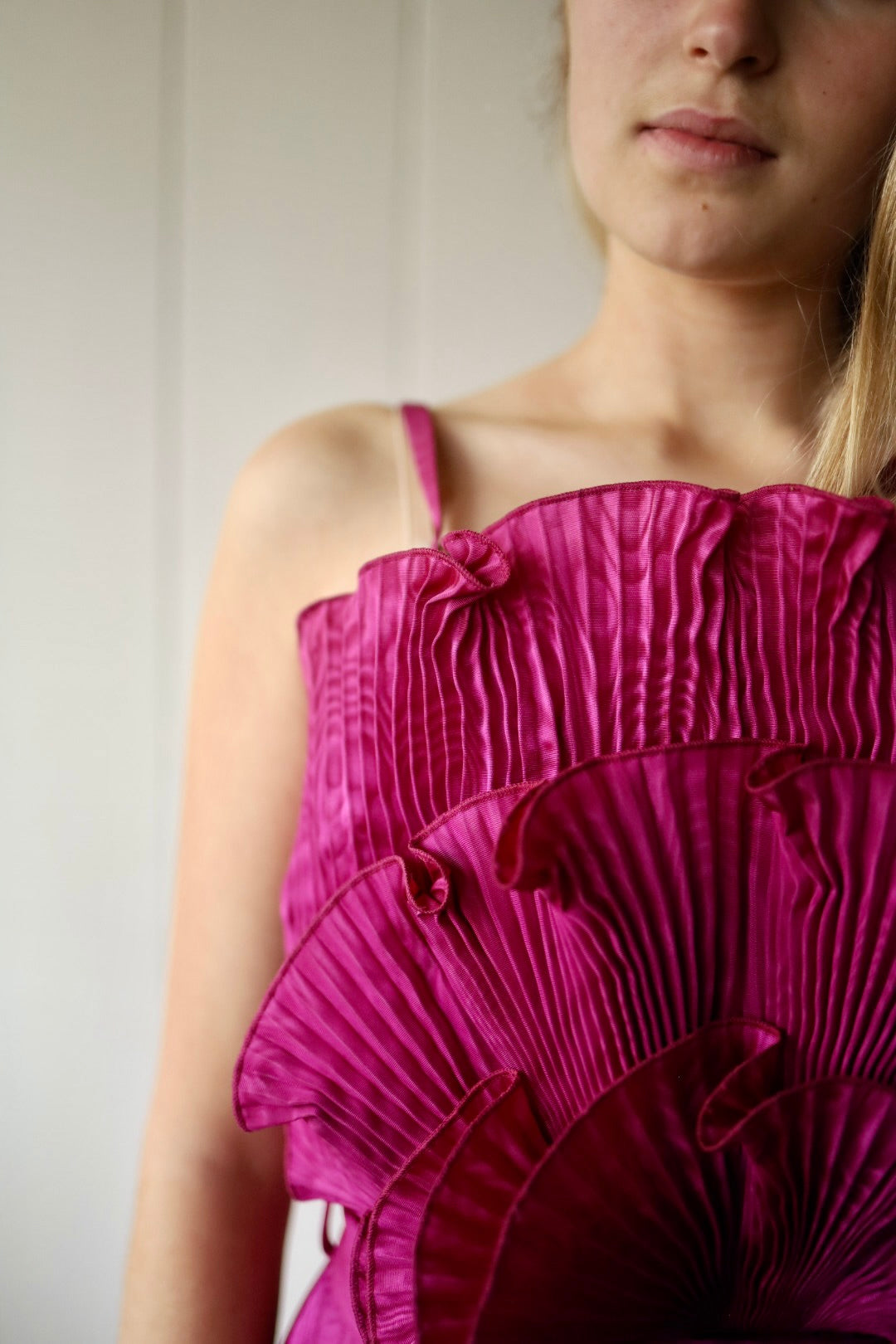 Vera Mont Shell Bodice Cocktail Dress