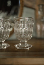 Load image into Gallery viewer, Pair of Pressed Glass Antique Rummer Glasses