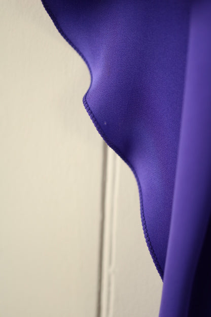 Janice wainwright Draped Mutton Sleeve Dress