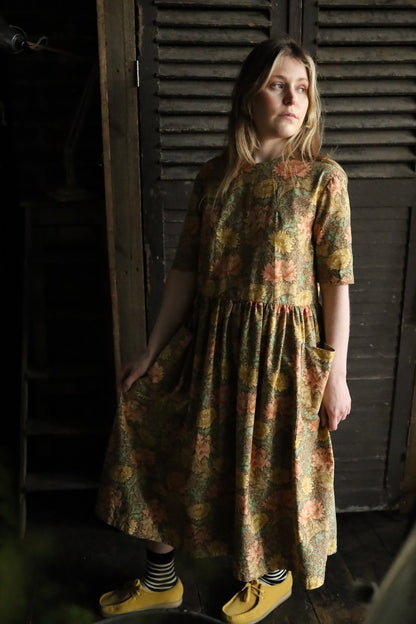 Handmade William Morris Smock Dress