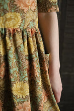 Load image into Gallery viewer, Handmade William Morris Smock Dress