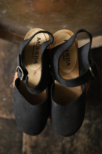 Black Moheda Clogs