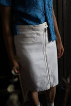 Load image into Gallery viewer, White 7 For All Mankind Jean Skirt