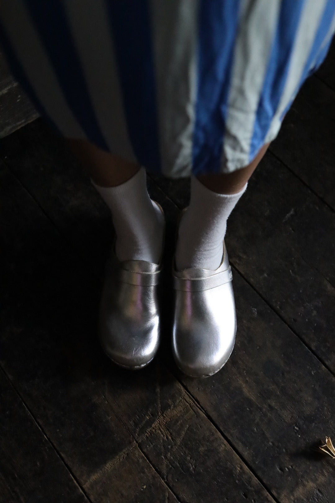 Silver Clogs