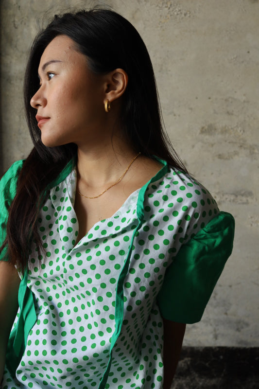 Handmade Polka Dot Top