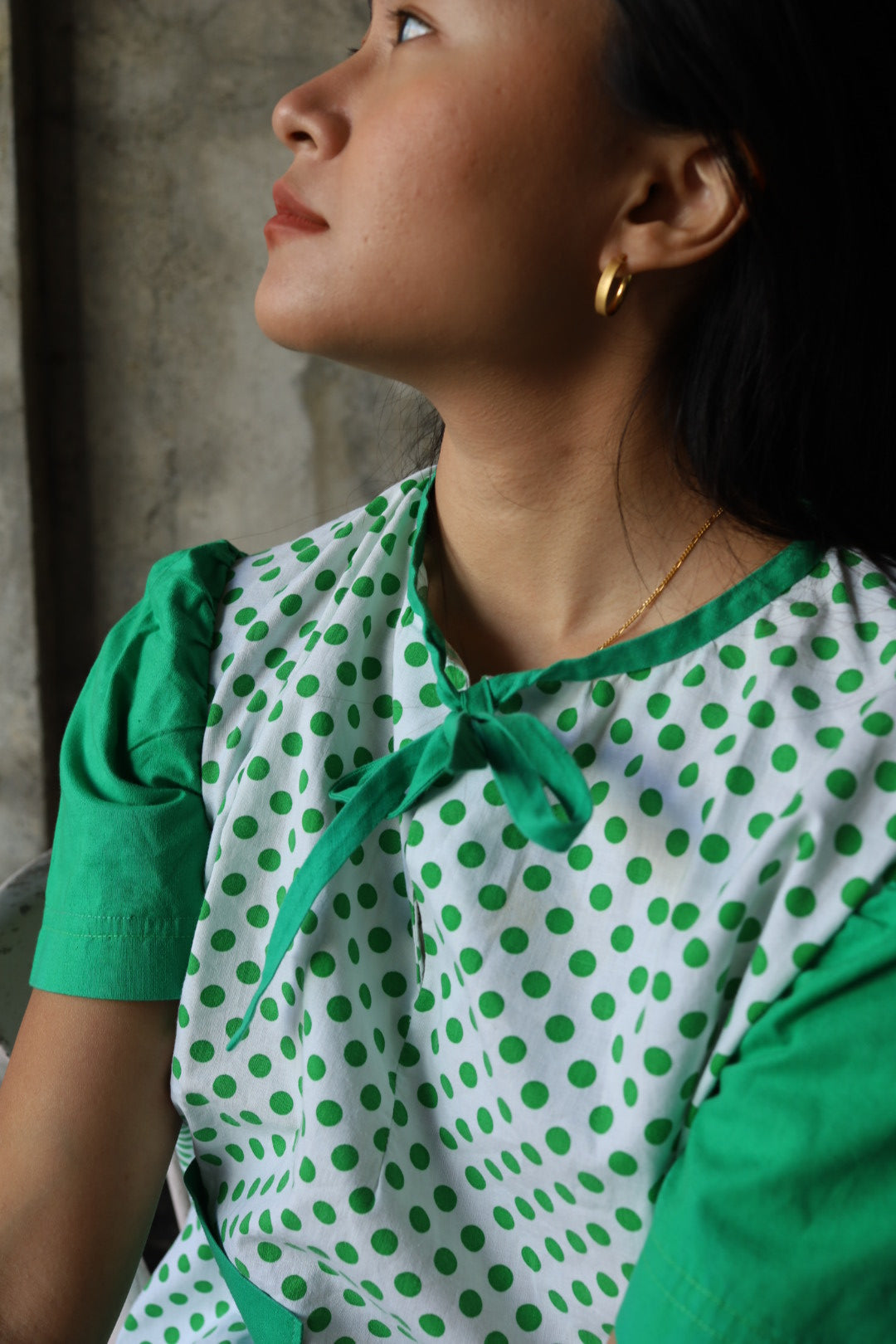 Handmade Polka Dot Top