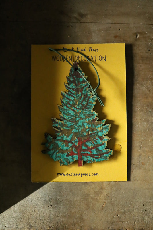 East End Press Wooden Tree Decoration