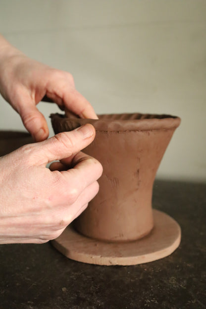 Coil Building Planters with Rosa Bond