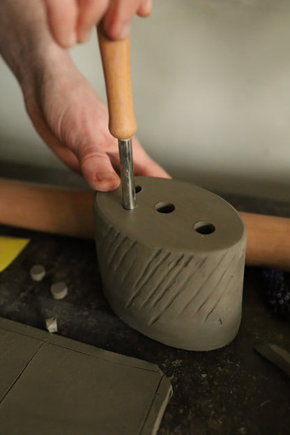 Slab Building Flower Bricks with Rosa Bond - Autumn