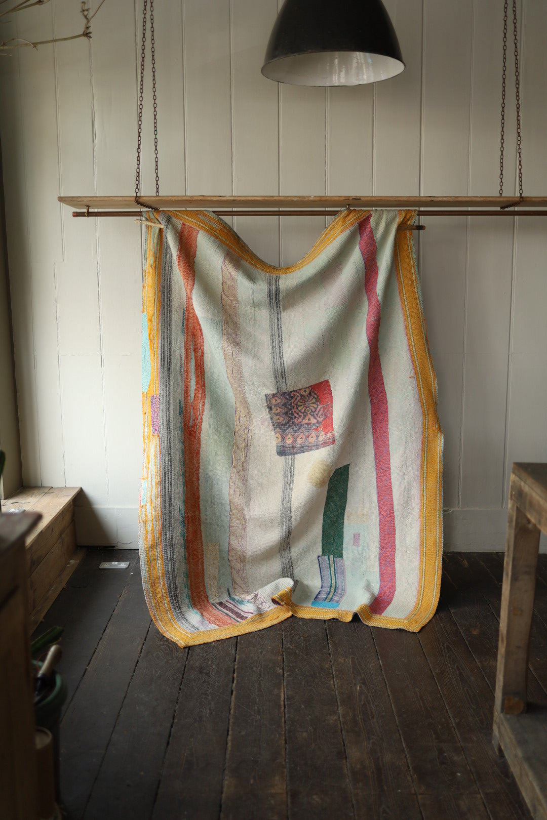 Cotton Vintage Kantha Quilt