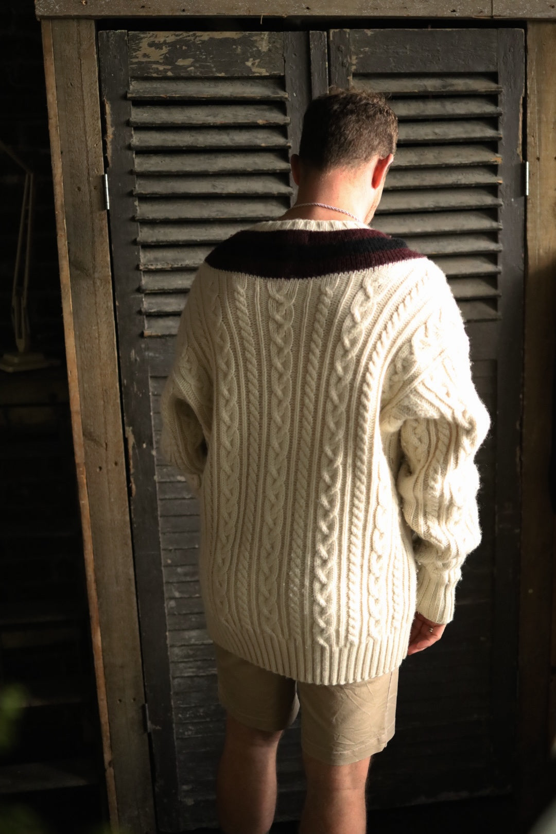 Hand Knitted Polo Cricket Jumper