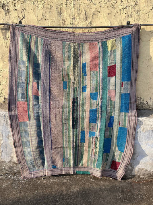 Cotton Vintage Kantha Quilt