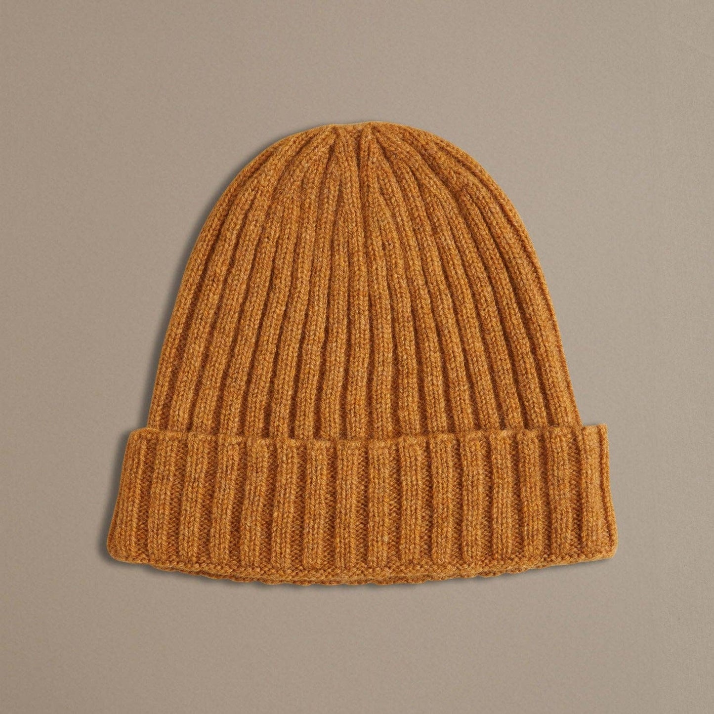 Rove Knitwear Unisex Donegal Beanie Tobacco