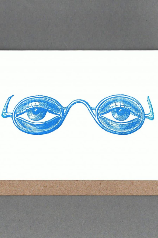 Spectacles - Letterpress Greeting Card