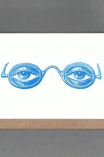 Spectacles - Letterpress Greeting Card
