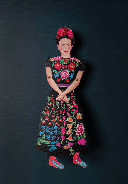 Frida Kahlo Cut Out Make Puppet