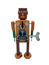 Load image into Gallery viewer, Business Bot - Retro Robot Tin Toy Mr&amp;Ms Tin
