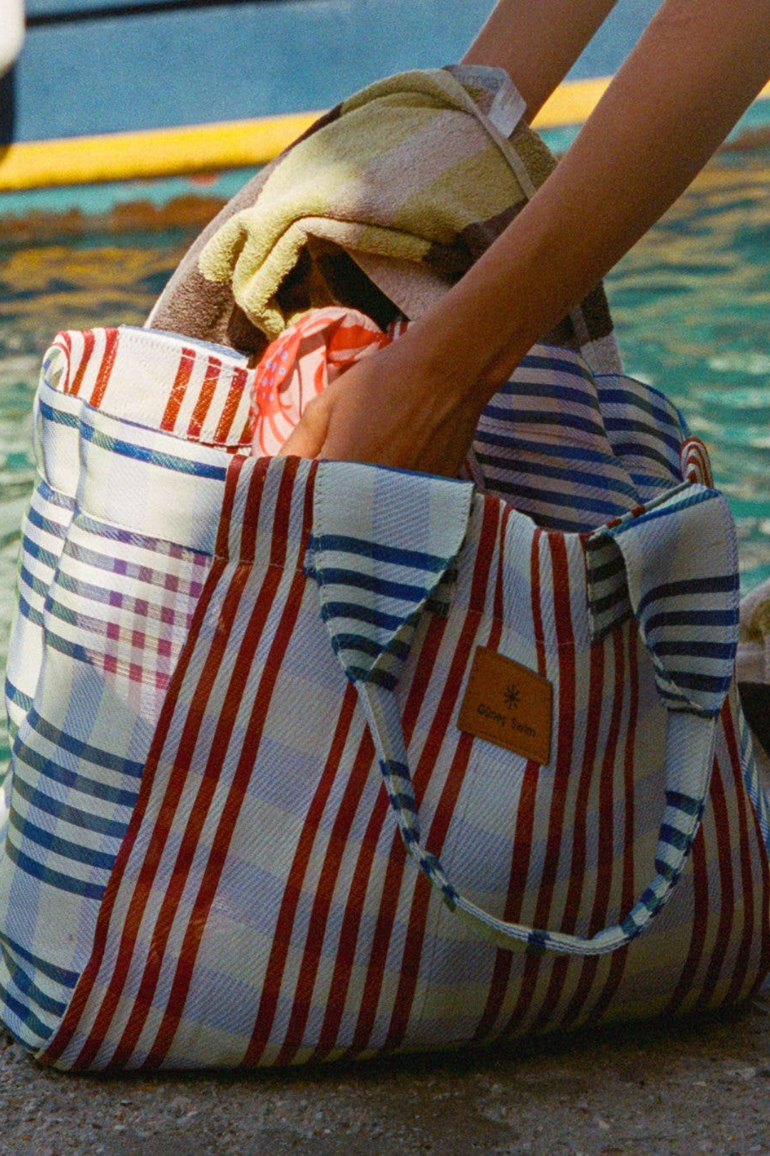 Gunes Swim Bundle Tote - Sunset