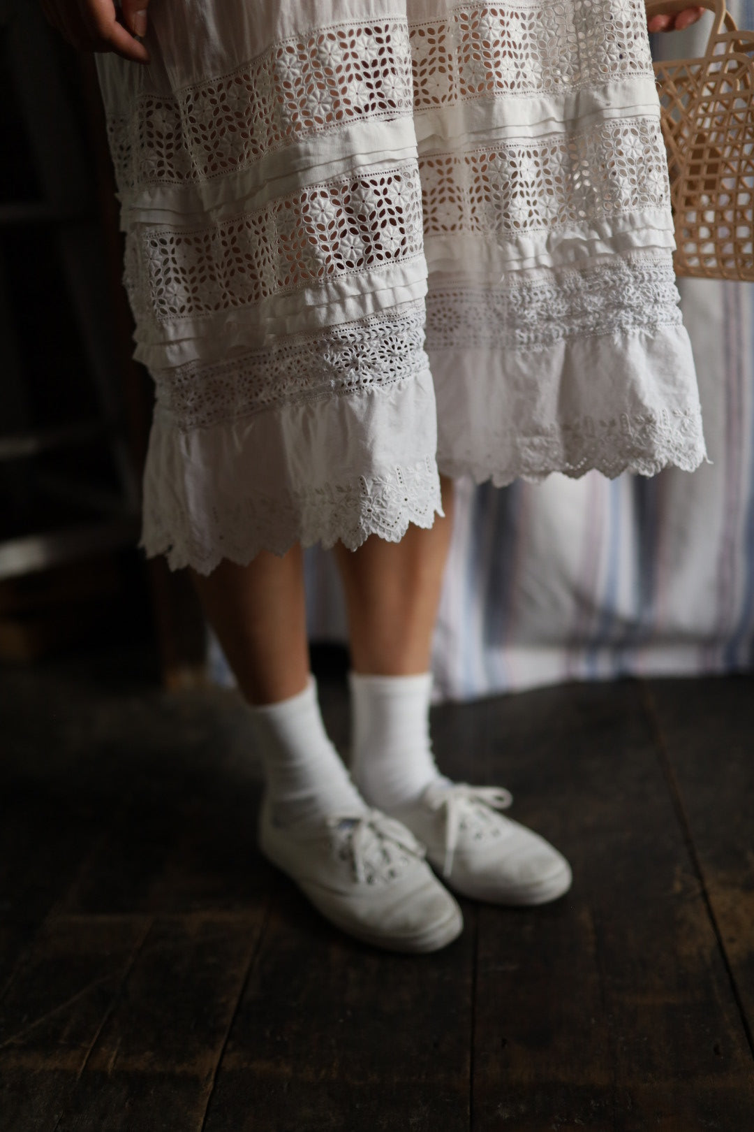 Edwardian Broderie Anglaise Dress