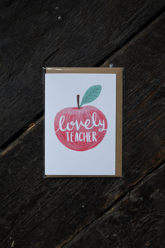 Lovely Teacher Card