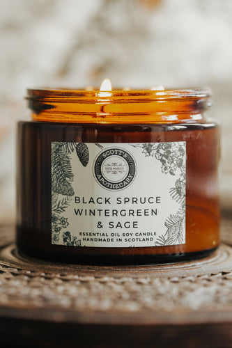 Scott's Apothecary Black Spruce, Wintergreen & Sage Candle