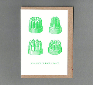 Jelly Birthday Letterpress Greeting Card