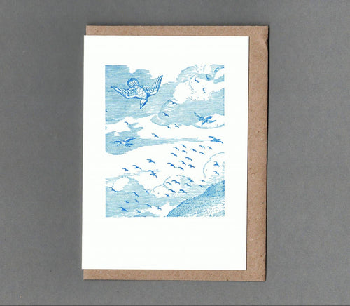 The Bass Rock - Letterpress Greeting Card