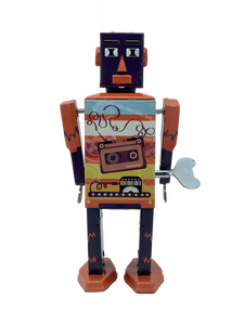Tape Bot - Retro Robot Tin Toy Mr&Ms Tin