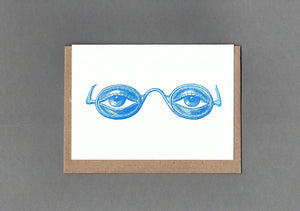 Spectacles - Letterpress Greeting Card