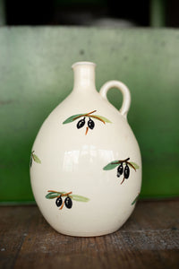 Italian Glazed Terracotta Jug or Carafe