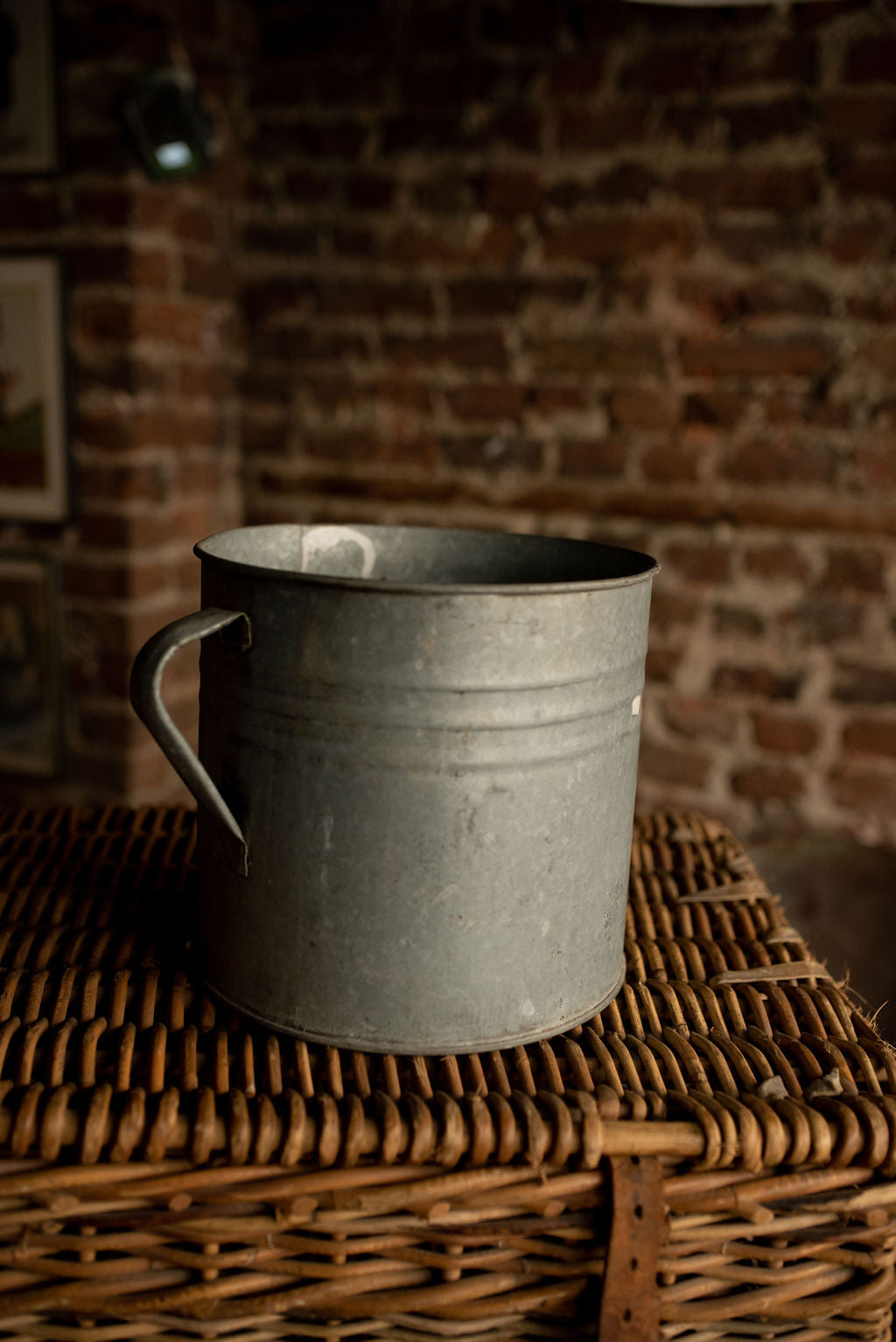 Galvanised Bucket with two handles M